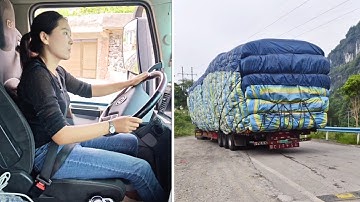 Wei Xiaoyang: Female Truck Driver Transporting Oversized Cargo Through Mountain Roads
