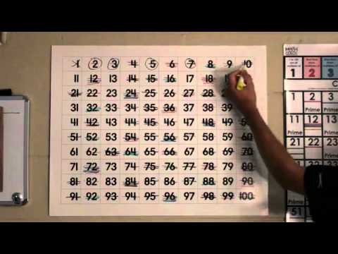 Sieve of Eratosthenes explained with Math in Color (Prime Numbers