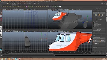 Maya For Beginners - Modeling Helicopter Tutorial HD Part 4