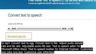 Co.nvert text to speech free download unlike other text to speech co.nverters where you hav screenshot 5