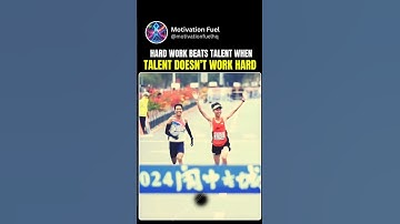 Hard work beats talent when talent doesn’t work hard. 💼 Hustle harder! #mindset #talent #hustle