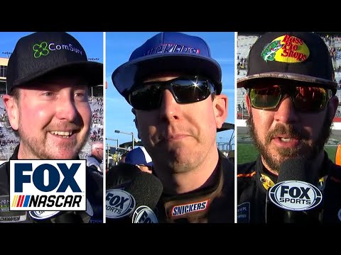 Kyle & Kurt Busch, Martin Truex Jr. discuss loss at Atlanta | 2019 ATLANTA | NASCAR on FOX