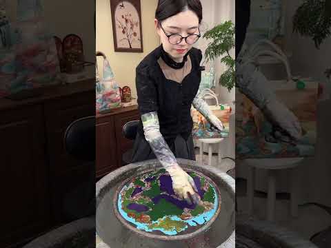 Use The Color Scheme Mix With Water To Have The Forest And The Sky For Made A Beautiful Bag 152