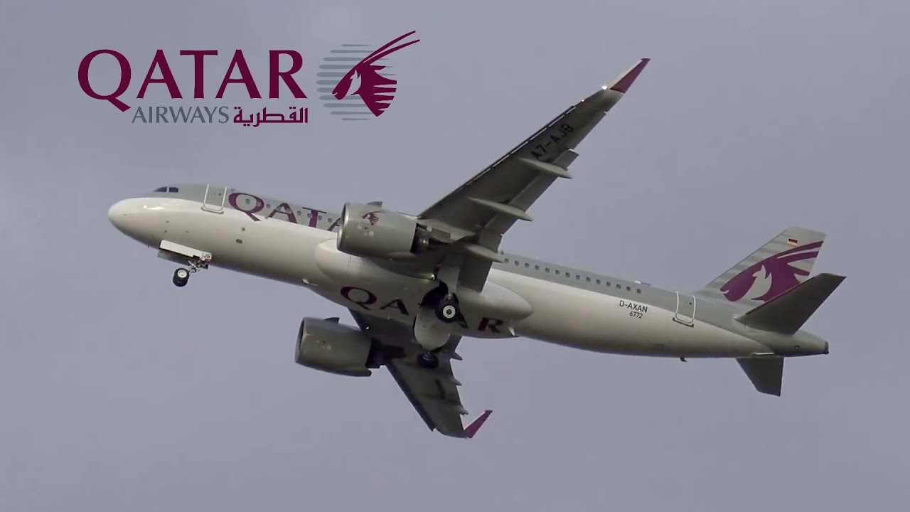 1st Airbus A320NEO for QATAR AIRWAYS takes to the skies YouTube