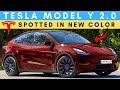 Tesla Model Y 2.0 Spotted With New Color & More Updates!