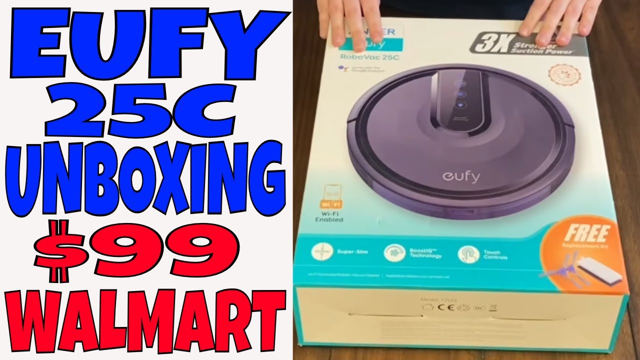 Anker EUFY 25C Robot Vacuum UNBOXING & INFO ONLY 99 at Walmart for