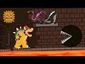 Godzilla vs Shin Godzilla: PAC MAN Attack Mario Bowser Funny | Godzilla & Mario Movie Cartoon
