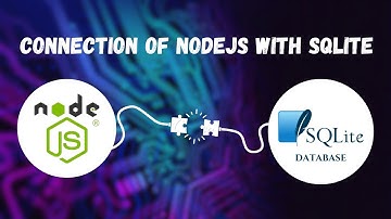 How to Connect Sqlite with NodeJS || Connection of SQlite3 With NodeJS  #nodejs  #sqlite3