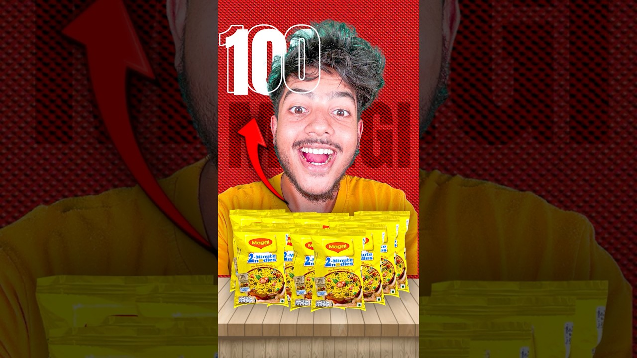 50 Maggi Packets in 10 Min!” Can You?