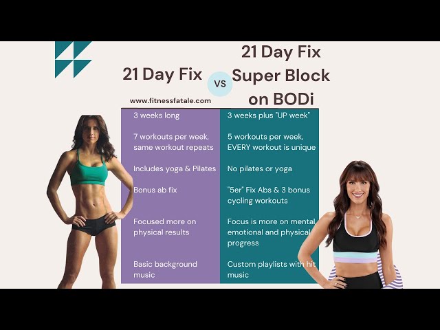 Plan D 21 Day Fix Challenge Tracker Bodi Super Block 