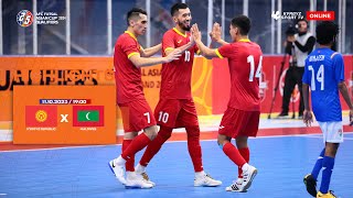 HIGHLIGHTS | KYRGYZ REPUBLIC vs MALDIVES | AFC FUTSAL ASIAN CUP 2024 QUALIFIERS