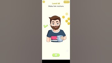 Delete Puzzle Level 68 | Delete Puzzle Make him mature Solution