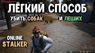 STALKER ОНЛАЙН / Фарм на собаках и леших в городе Любеч