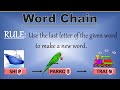 Word Chain Quiz