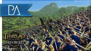 SIEGE OF THE WOODLAND REALMS: 20K MAN BATTLE! - Third Age Total War Reforged Mod Gameplay