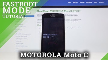 Fastboot Mode MOTOROLA Moto C