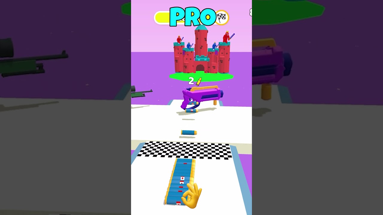 Noob vs Pro vs Hacker Bullet Stack 