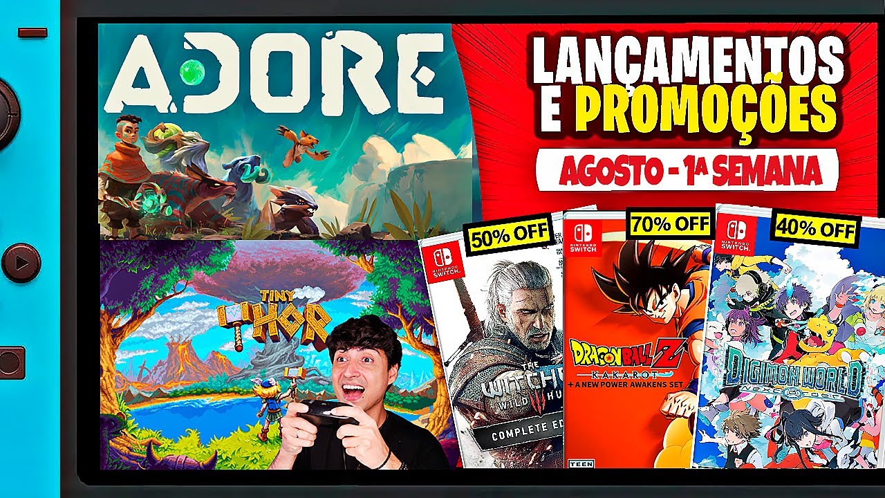 Nintendo: Jogos de Switch com descontos de até 98%