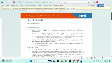 New Perspectives Word 2019 | Module 9: SAM Project 1b Start to Finish #newperspective #module9