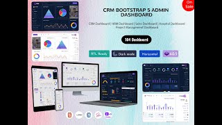 CRMi – Powerful Bootstrap Admin Web App With Dashboard Template