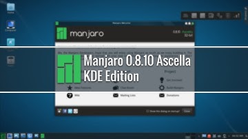 Manjaro Linux 0.8.10 Ascella KDE : Install and Review