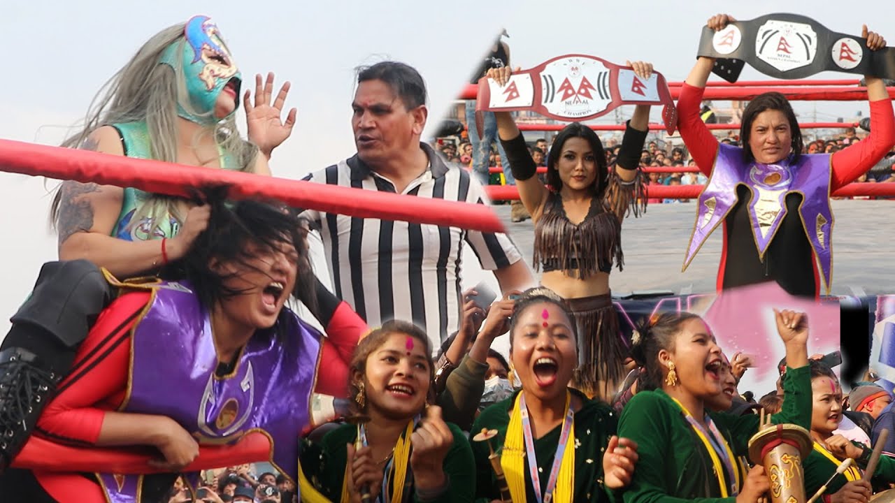 कडा भिडन्त  Nepali wrestling 2023  भगवतीले अमेरीकी सादिकालाइ हराइन | Bhagawati Khadka VS Sadika