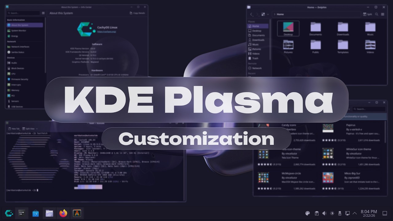 KDE Plasma 6 Customization (Linux) | Material You, Best Themes ...