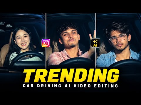 Instagram Trending Car Driving AI Video Editing | How to Create AI Car Driving Videos