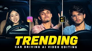 Instagram Trending Car Driving Ai Video Editing | Ai Car Driving Video Kaise Banaye