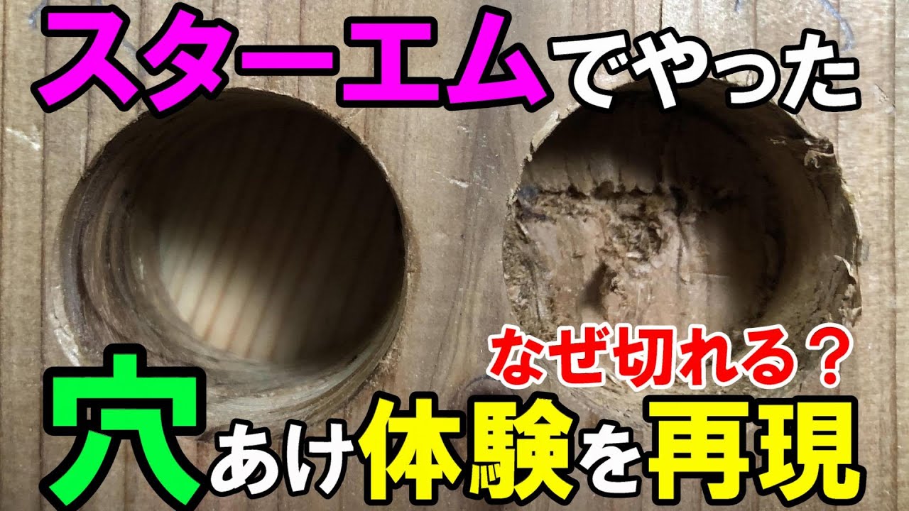 Recreate the hole-drilling experience you had at Star-M! Why does