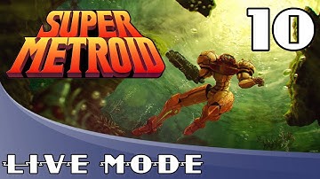Super Metroid Blind Run: Part 10 - Metroid Monday Live Stream - Game Mode