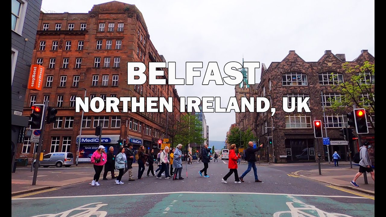 Belfast, Northern Ireland, UK - Driving Tour 4K