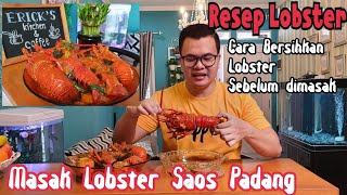 Resep Lobster Saos Padang | Cara Bersihkan Lobster sebelum dimasak #lobsterviral #reseplobster