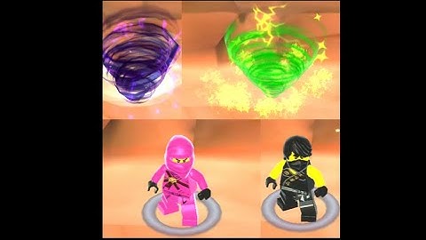 Lego Ninjago: Shadow of Robin; all characters and spinjitzu
