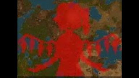 Bad Apple, but it is played on the Factorio Pollution Visualizer