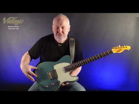 Vintage V66 Paul Rose Signature Guitar Introduction.