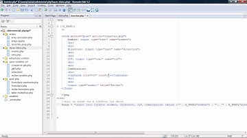 Inserción de datos desde PHP a una tabla MySQL
