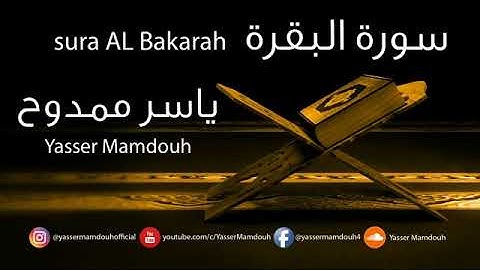 سورة البقرة للقارئ ياسر ممدوح