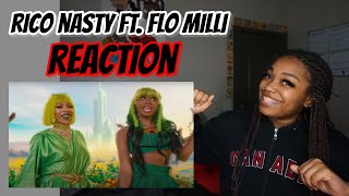 Rico Nasty - Money (feat. Flo Milli) [Official Music Video] (Prod. by Boys Noize) REACTION !