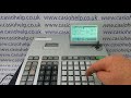 How To Program A Sales Department Button On The Casio SE-S400 SE-S800 PCR-T500 PCR-T520