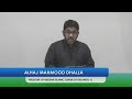 Alhaj mahmood dhalla  update from the president  april 16th 2022