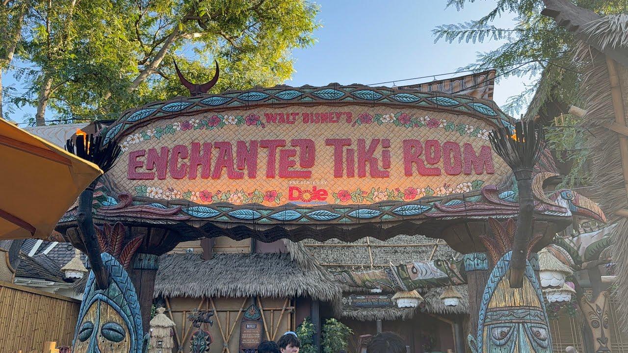 Walt Disney's Enchanted Tiki Room Full Experience POV - Disneyland 70th ...
