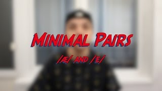 Minimal Pairs - \/æ\/ and \/e\/ - Learn English online free video lessons