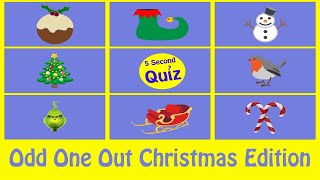 5 Second Quiz - Odd One Out - Christmas Edition