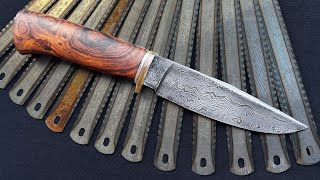 : Forging Damascus Blade by Hand!