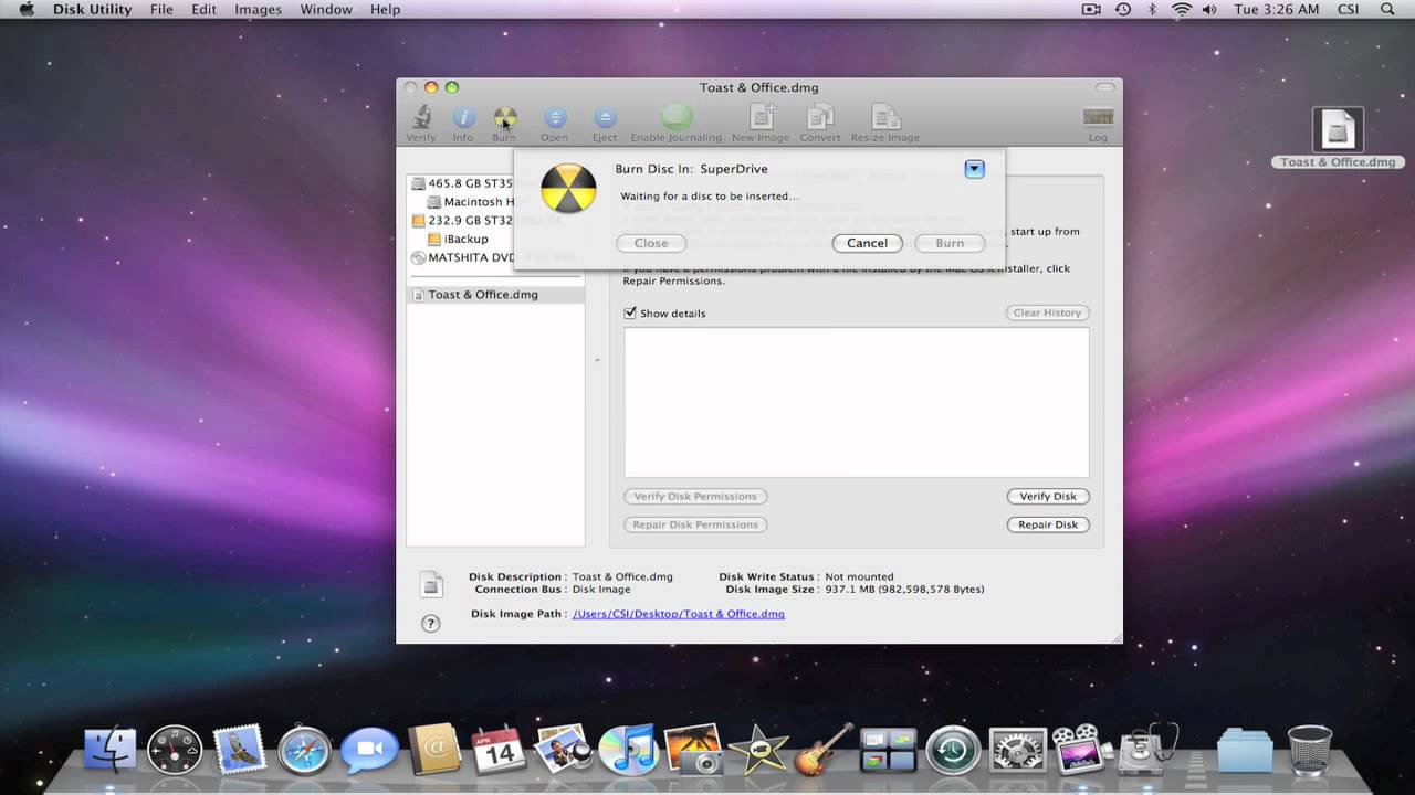 Copy a Disc in Disc Utility.mov