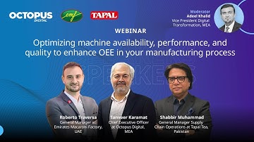 Webinar Episode 1: Optimizing OEE in FMCG manufacturing