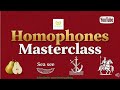 What are HOMOPHONES? Homophones Examples With Sentences |