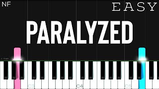 NF - Paralyzed | EASY Piano Tutorial Resimi