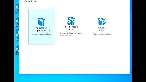 Packaging MSIX Application Demonstration
